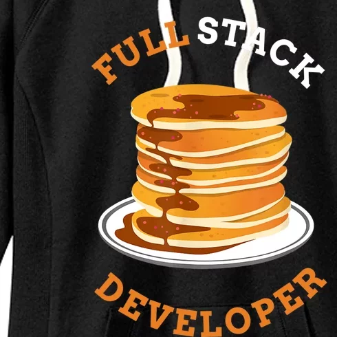 Programmer Coding Full Stack Developer Women's Fleece Hoodie