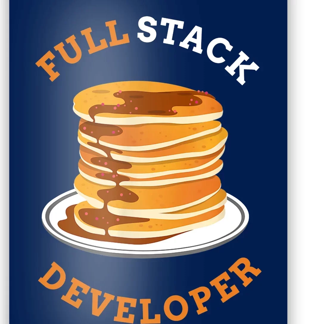 Programmer Coding Full Stack Developer Poster