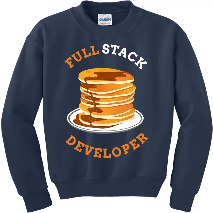 Programmer Coding Full Stack Developer Kids Sweatshirt