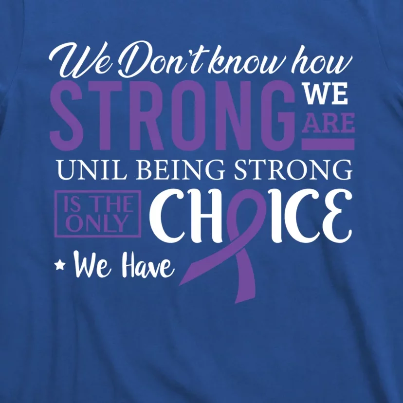 Pancreatic Cancer Fight Cancer Ribbon Gift T-Shirt