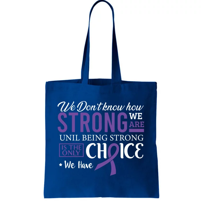 Pancreatic Cancer Fight Cancer Ribbon Gift Tote Bag