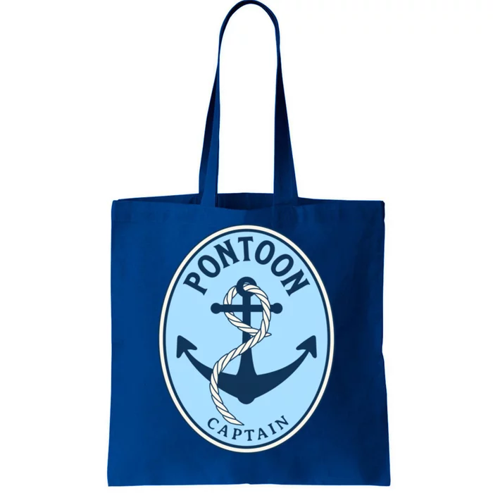 Pontoon Captain Funny Pontoon Boating Meaningful Gift Tote Bag