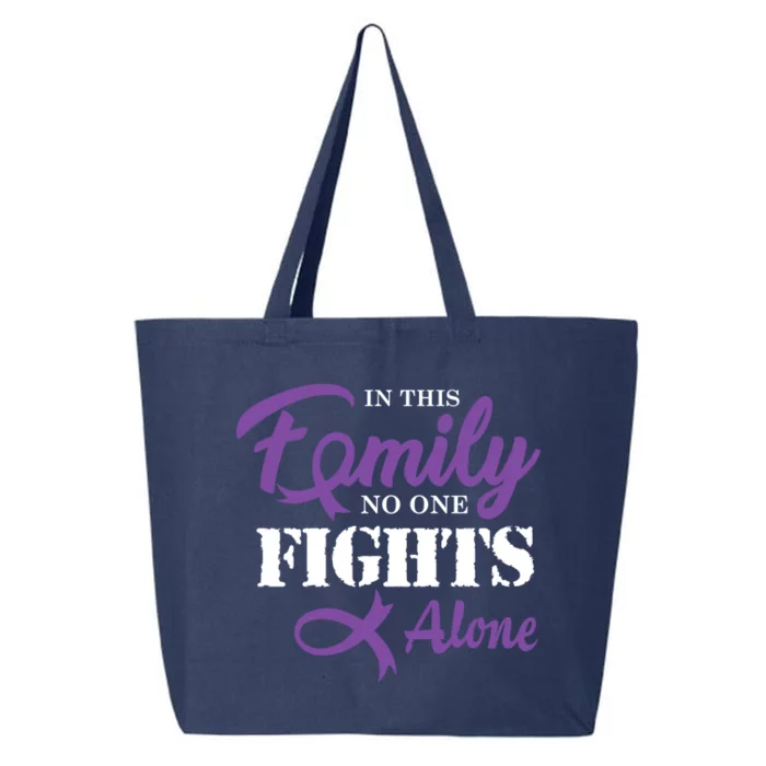 Pancreatic Cancer Fight Cancer Ribbon Gift 25L Jumbo Tote