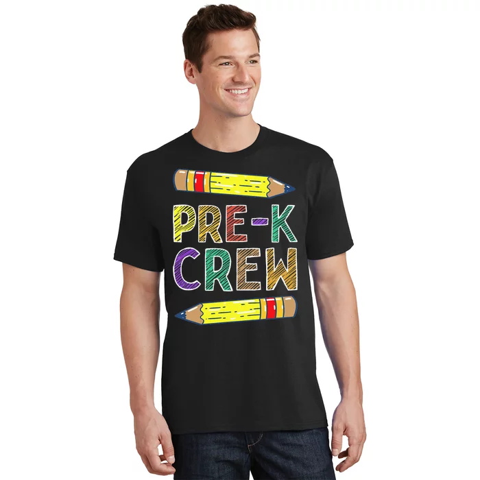 PreK Crew Funny PreK Teachers Back To School T-Shirt