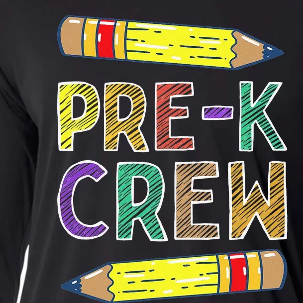 PreK Crew Funny PreK Teachers Back To School Cooling Performance Long Sleeve Crew