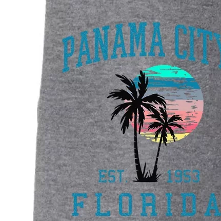 Panama City Florida Spring Vacations Beach Palm Trees Summer Doggie 3-End Fleece Hoodie