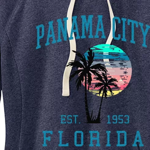 Panama City Florida Spring Vacations Beach Palm Trees Summer Women's Fleece Hoodie