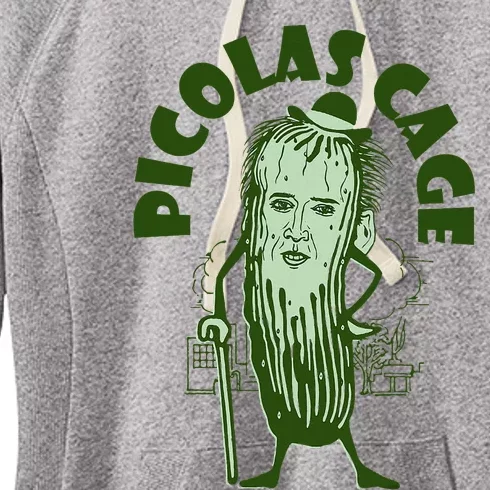 Picolas Cage Funny Cute Women's Fleece Hoodie