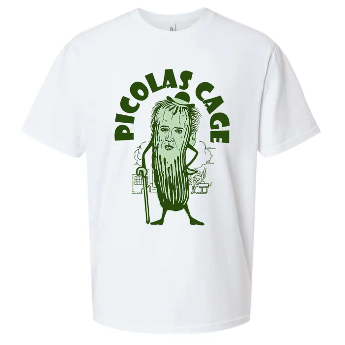 Picolas Cage Funny Cute Sueded Cloud Jersey T-Shirt