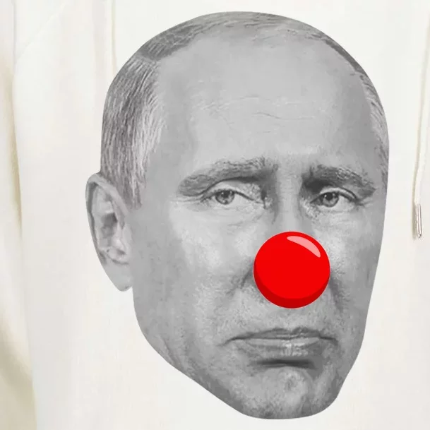 Putin Clown Funny Womens Funnel Neck Pullover Hood