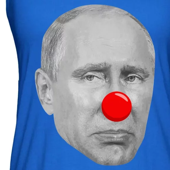 Putin Clown Funny Ladies Essential Flowy Tank