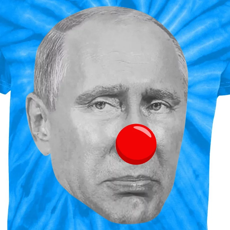 Putin Clown Funny Kids Tie-Dye T-Shirt