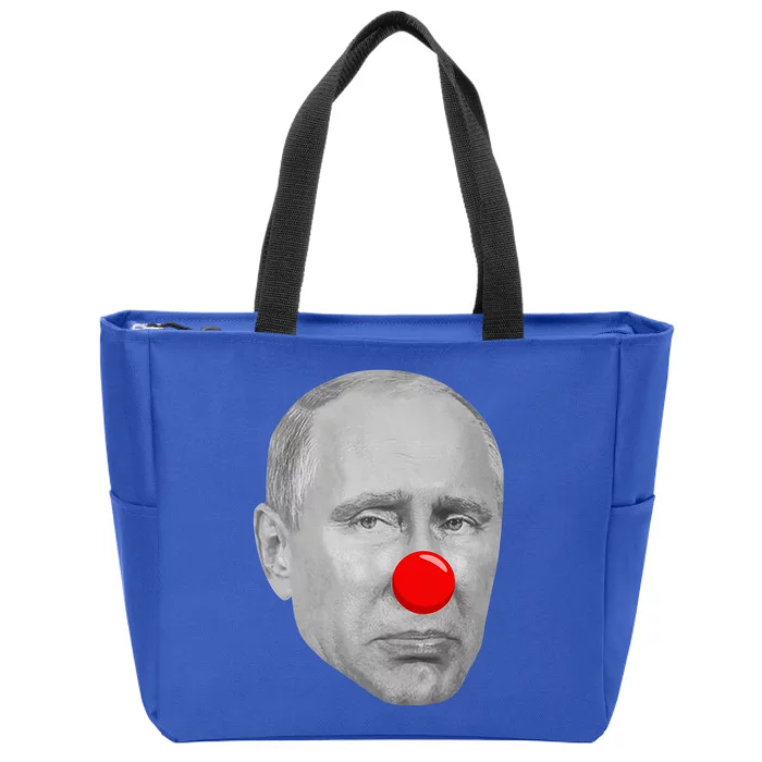 Putin Clown Funny Zip Tote Bag