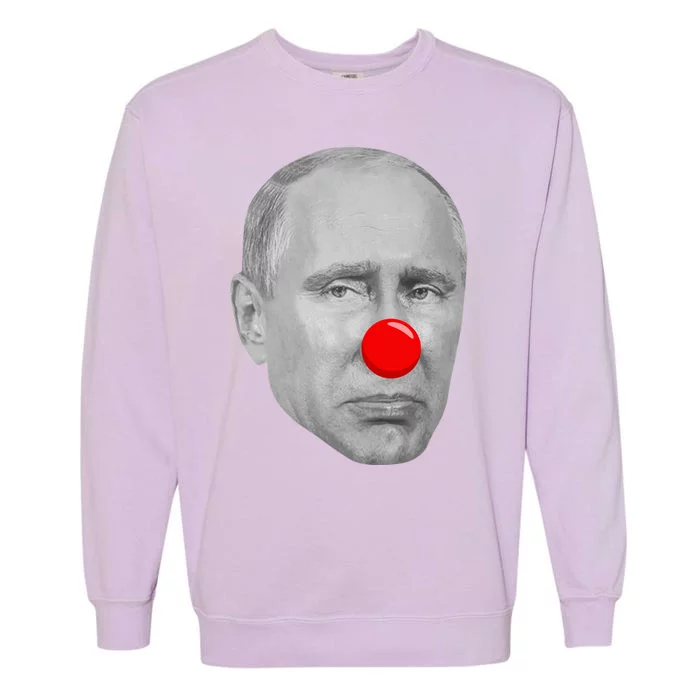 Putin Clown Funny Garment-Dyed Sweatshirt