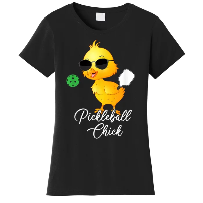 Pickleball Chick, funny pickleball Women's T-Shirt