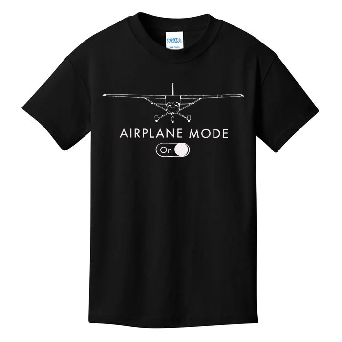 Pilot C172 Flying Gift Airplane Mode Kids T-Shirt