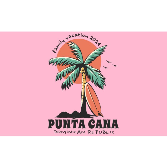 Punta Cana Family Vacation 2024 Matching Dominican Bumper Sticker