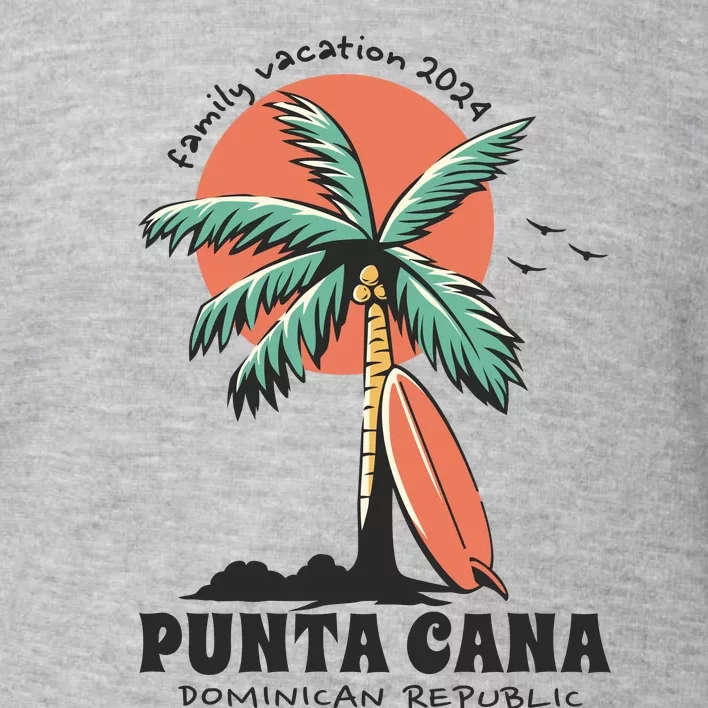 Punta Cana Family Vacation 2024 Matching Dominican Toddler Sweatshirt