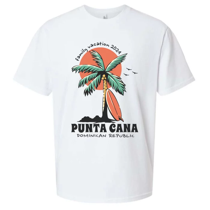 Punta Cana Family Vacation 2024 Matching Dominican Sueded Cloud Jersey T-Shirt