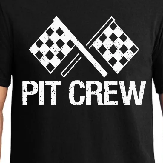 Pit Crew For Racing Car Parties Pajama Set