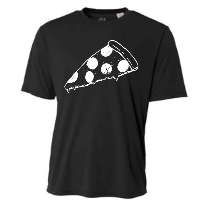 Pizza Cute Food | Pizza Hand Drawn Design Cooling Performance Crew T-Shirt