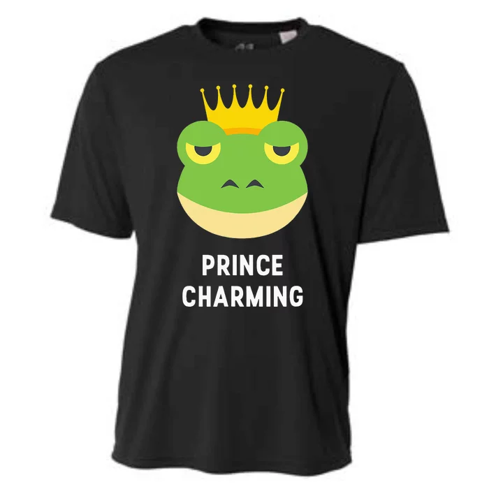 Prince Charming Frog Kissing Funny Fairy Tale Hero Cooling Performance Crew T-Shirt