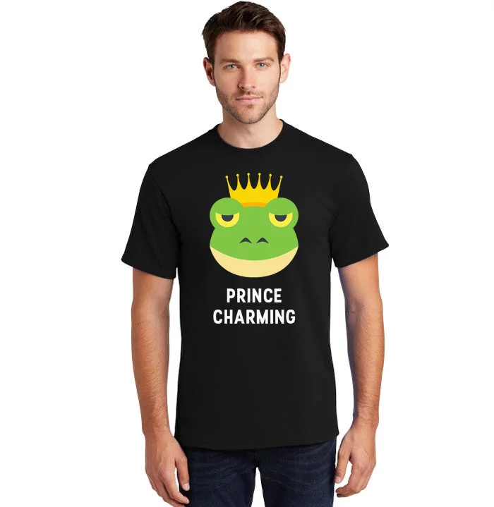 Prince Charming Frog Kissing Funny Fairy Tale Hero Tall T-Shirt