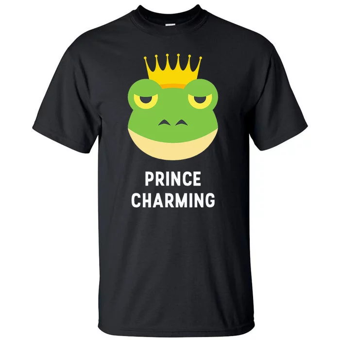 Prince Charming Frog Kissing Funny Fairy Tale Hero Tall T-Shirt