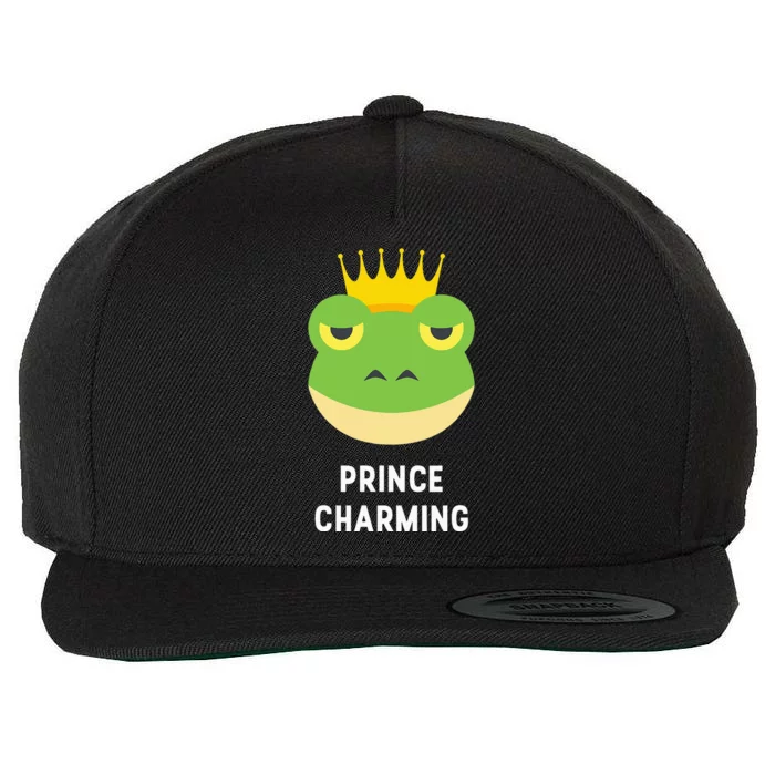 Prince Charming Frog Kissing Funny Fairy Tale Hero Wool Snapback Cap