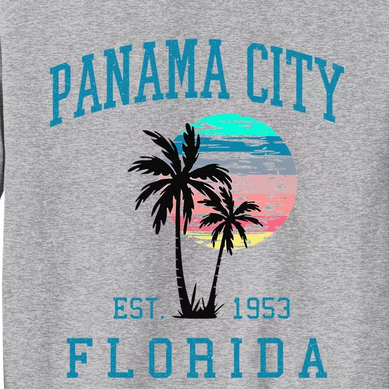 Panama City Florida Spring Vacations Beach Palm Trees Summer Tall Sweatshirt