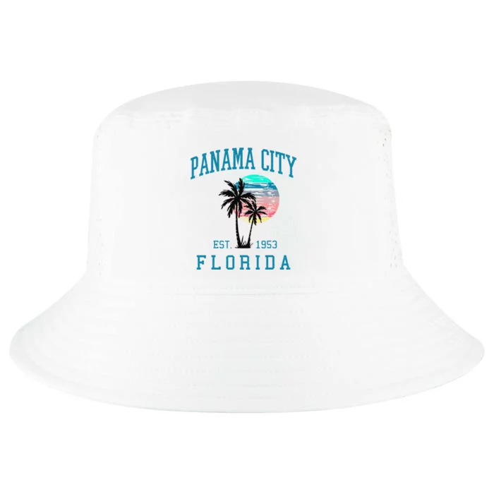 Panama City Florida Spring Vacations Beach Palm Trees Summer Cool Comfort Performance Bucket Hat