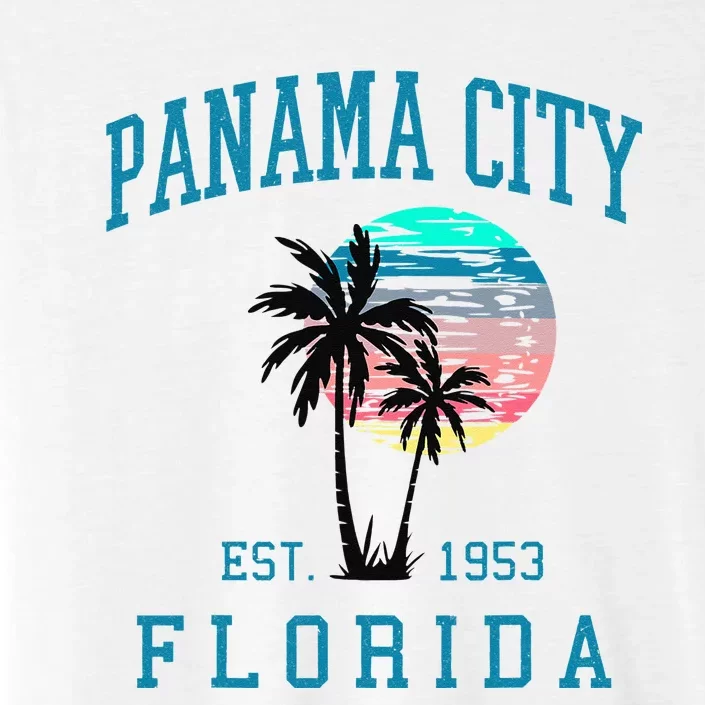 Panama City Florida Spring Vacations Beach Palm Trees Summer ChromaSoft Performance T-Shirt