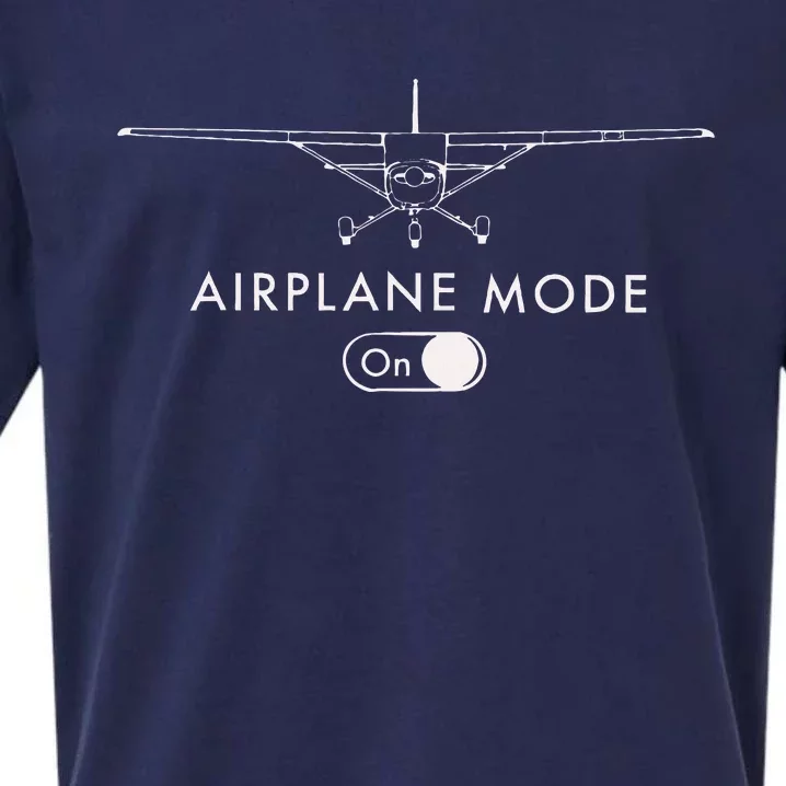 Pilot C172 Flying Gift Airplane Mode Sueded Cloud Jersey T-Shirt