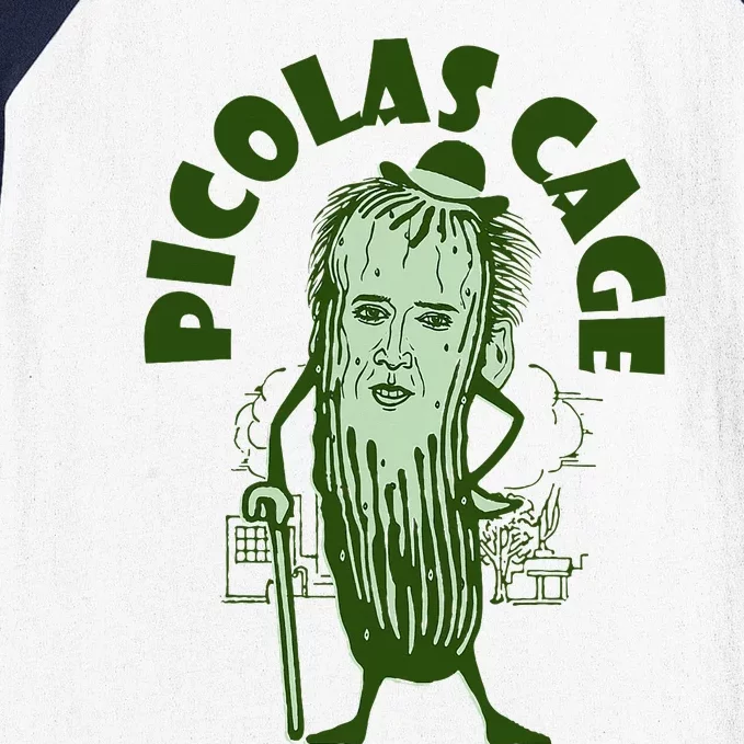 Picolas Cage Funny Cute Baseball Sleeve Shirt