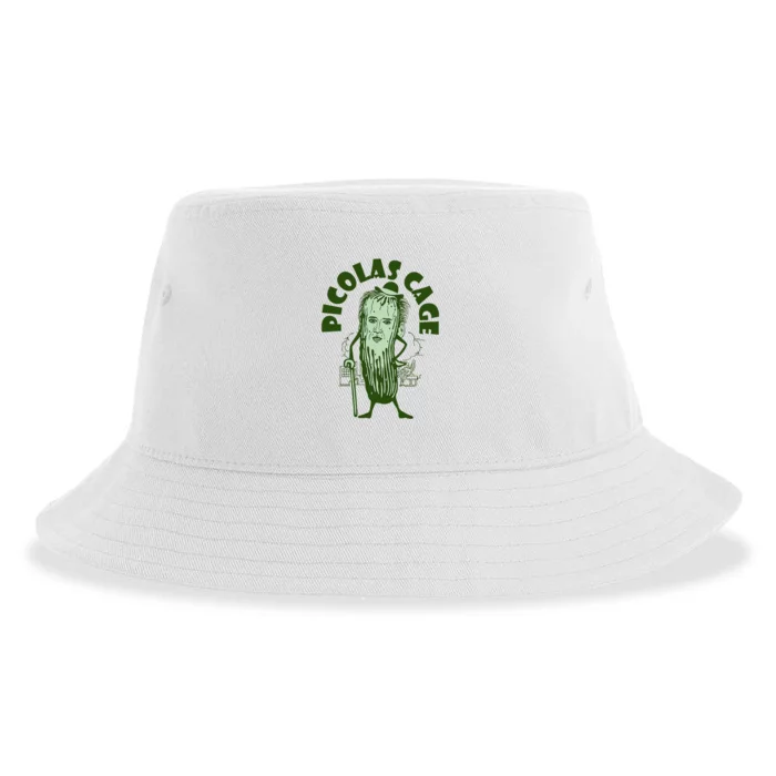 Picolas Cage Funny Cute Sustainable Bucket Hat