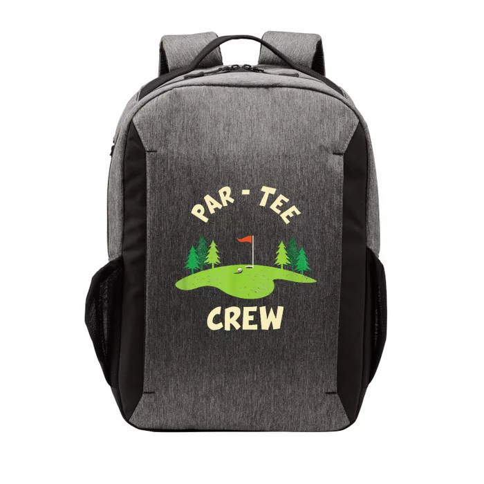 Par Crew Funny Golf Birthday Party Birdie Golfer Vector Backpack