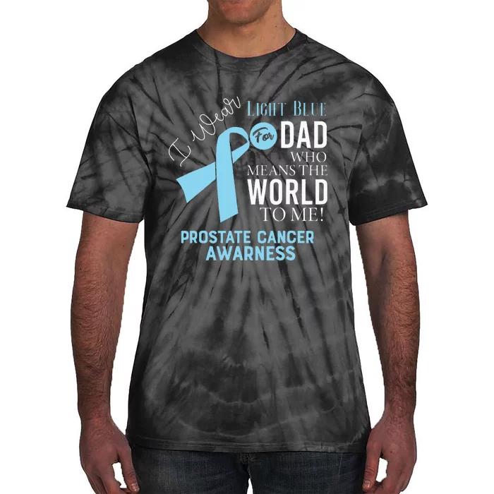 Prostate Cancer Fight Cancer Ribbon Tie-Dye T-Shirt