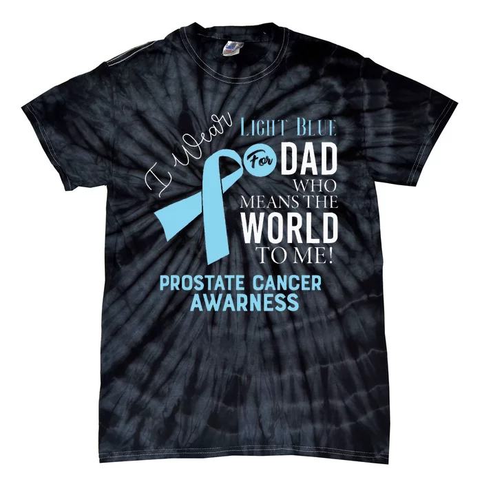 Prostate Cancer Fight Cancer Ribbon Tie-Dye T-Shirt