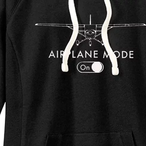 Pilot C172 Flying Gift Airplane Mode Women's Fleece Hoodie