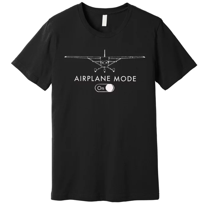 Pilot C172 Flying Gift Airplane Mode Premium T-Shirt