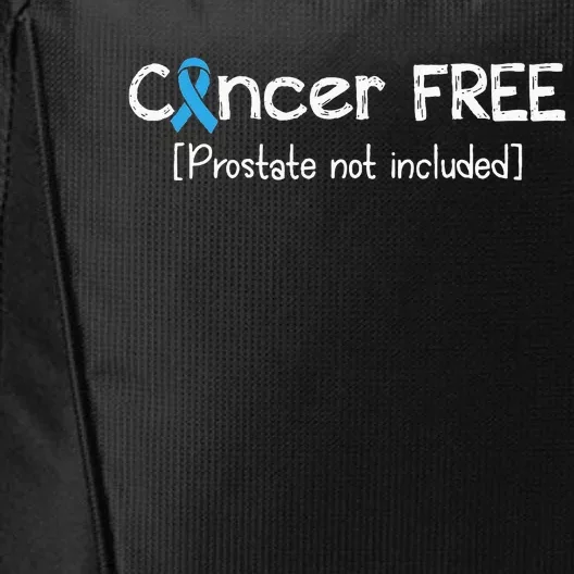 Prostate Cancer Free Prostate Cancer Awareness Ribbon City Backpack