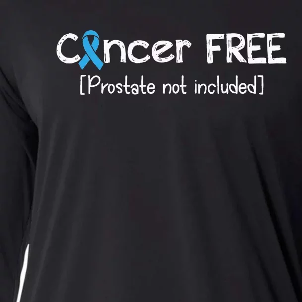 Prostate Cancer Free Prostate Cancer Awareness Ribbon Cooling Performance Long Sleeve Crew