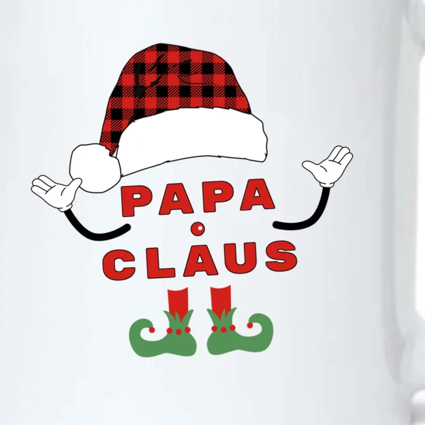 Papa Claus Family Holiday Cheer Gift Black Color Changing Mug