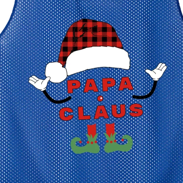 Papa Claus Family Holiday Cheer Gift Mesh Reversible Basketball Jersey Tank