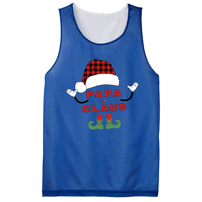 Papa Claus Family Holiday Cheer Gift Mesh Reversible Basketball Jersey Tank