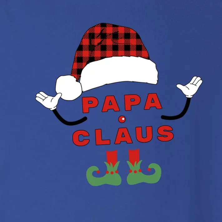 Papa Claus Family Holiday Cheer Gift Toddler Long Sleeve Shirt