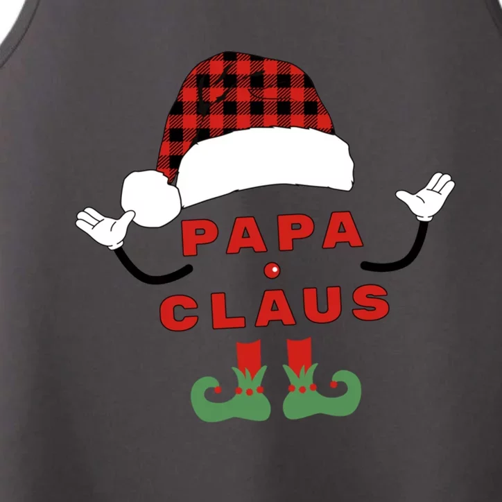 Papa Claus Family Holiday Cheer Gift Performance Tank