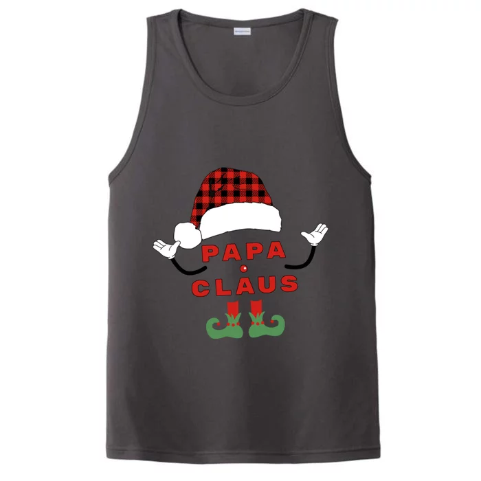 Papa Claus Family Holiday Cheer Gift Performance Tank