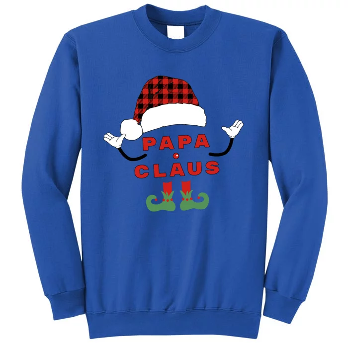 Papa Claus Family Holiday Cheer Gift Tall Sweatshirt