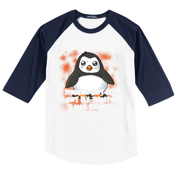 Penguin CanT Fly I Am A Penguin Baseball Sleeve Shirt